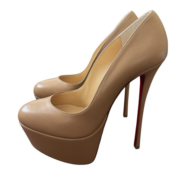 Christian Louboutin Dolly Pump Alta 160 in Blush Size 38.5 - Picture 2 of 14